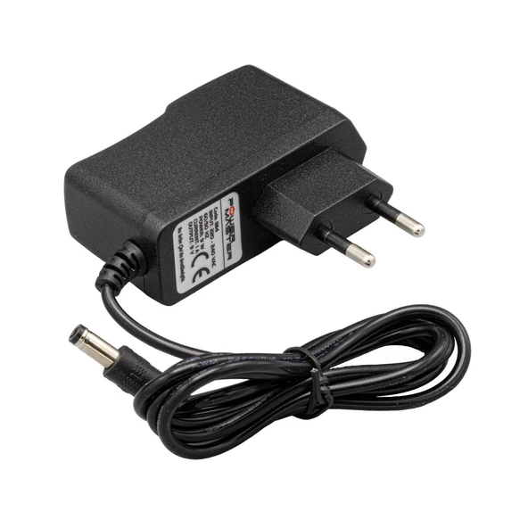 Powermaster 9 Volt 1 Amper Priz Tip Adaptör 5.5x2.5 Uç Arduino ve Elektronik Devre Adaptörü - 9