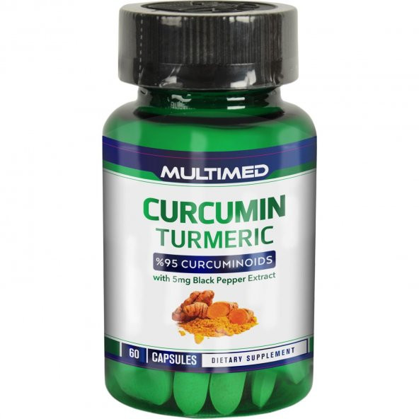 Multimed Curcumin Turmeric (Zerdeçal) 60 Kapsül 8682009110069