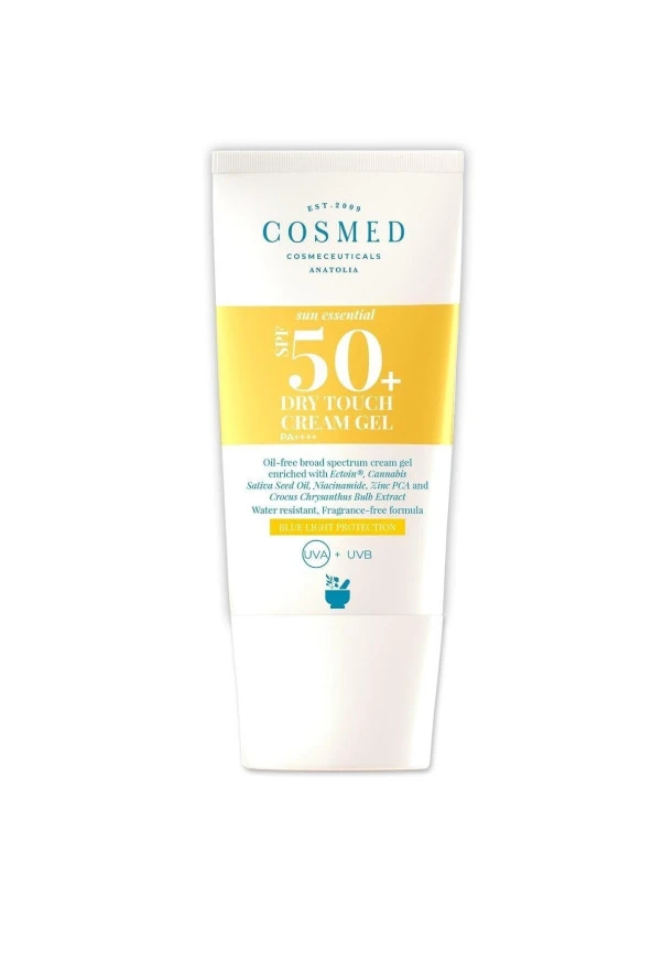 Cosmed Sun Essential Dry Touch 50 Faktör Jel Güneş Kremi 40 ml