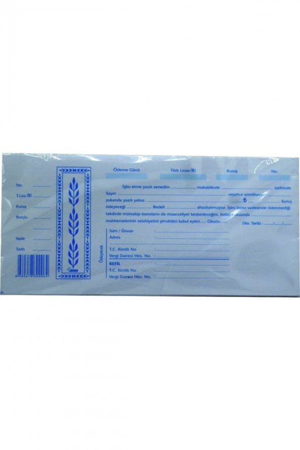 Senet ( Bono ) 100 Adet Paket