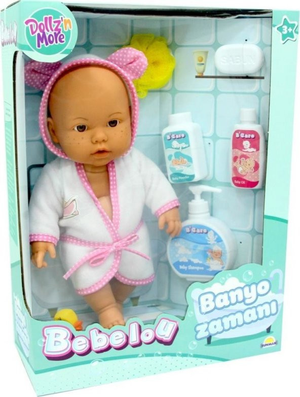 Sunman Bebelou Banyo Zamanı Bebek 3877 - 2