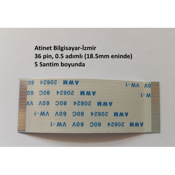 Awm 20624 80C 60V Vw-1 Flex Kablo 36-0.5-5A