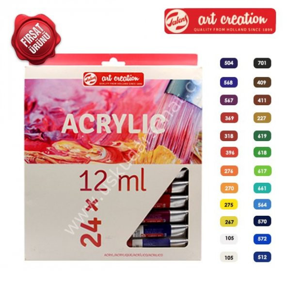 Talens Artcreation Akrilik Boya 24lü Set ürün görseli 1