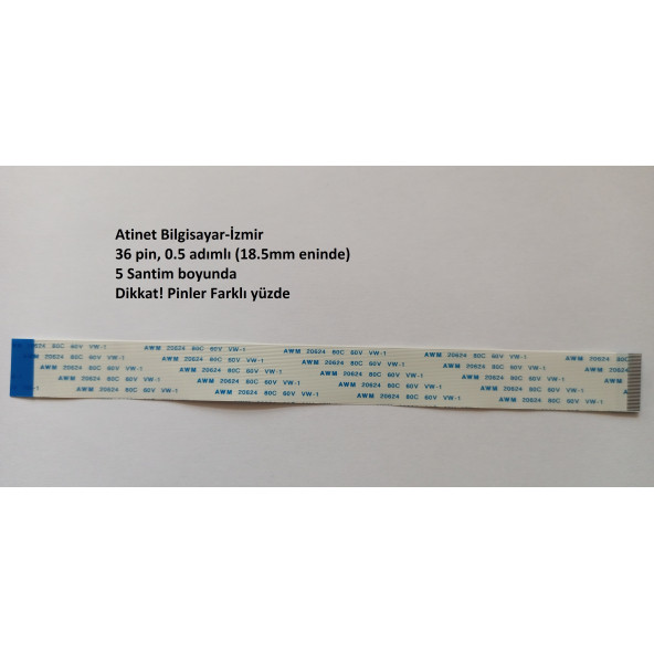 Awm 20624 80C 60V Vw-1 Flex Kablo 36 Pin  36-0.5-20B-1 ürün görseli 1