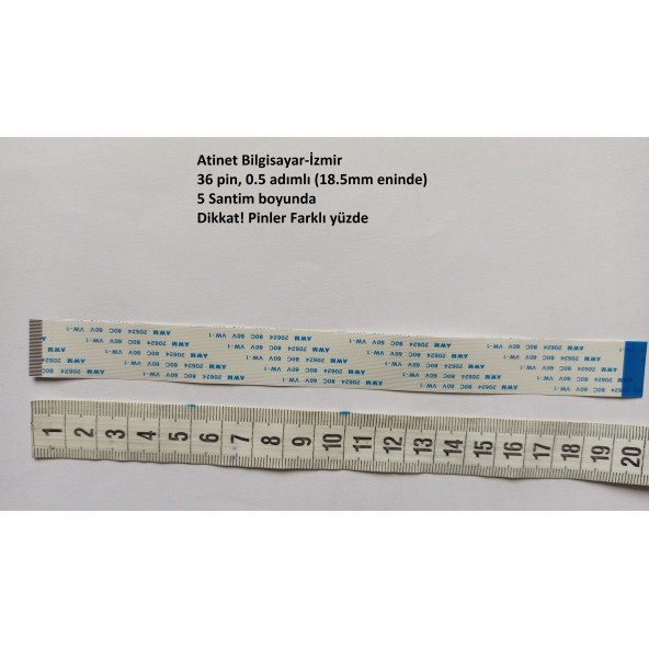Awm 20624 80C 60V Vw-1 Flex Kablo 36 Pin  36-0.5-20B-1 - Resim 2