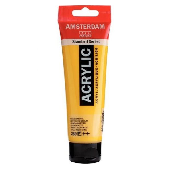 Amsterdam Akrilik Boya 120ml Tüp   AZO YELLOW MEDIUM 269 ürün görseli 1