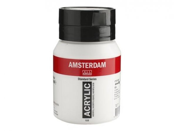 Amsterdam Akrilik Boya 500ml 105 Titanium white - 1