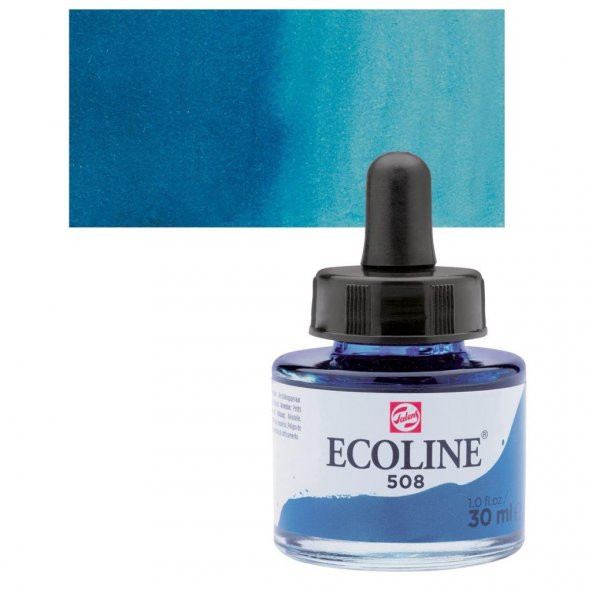 Talens Ecoline Sıvı Suluboya 30 ml. 508 Prussian Blue ürün görseli 1