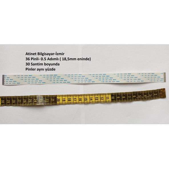 A Awm 20624 80C 60V Vw-1 Flex Şerit Kablo 36 Pin  30Cm 36-0.5-30A - 2