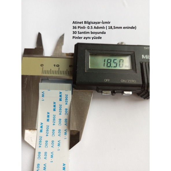 A Awm 20624 80C 60V Vw-1 Flex Şerit Kablo 36 Pin  30Cm 36-0.5-30A - 3
