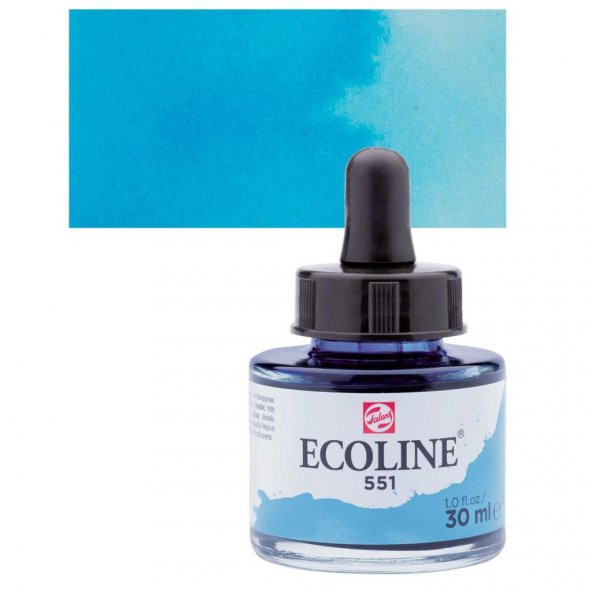 Talens Ecoline Sıvı Suluboya 30 ml. 551 Sky Blue Light ürün görseli 1