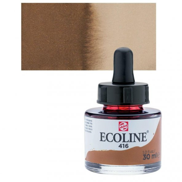 Talens Ecoline Sıvı Suluboya 30 ml. 416 Sepia - 1