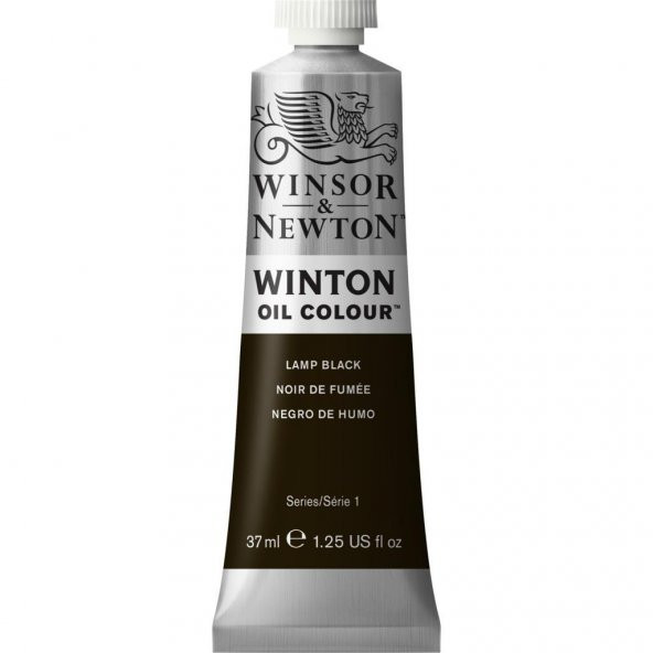 Winsor&Newton Winton Yağlı Boya 37ml 25 Lamp Black (o) - 1