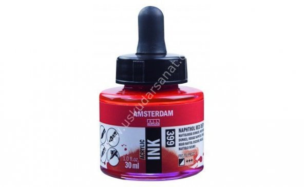 Amsterdam Sıvı Akrilik Mürekkep 30ml 399 Naphthol Red Deep