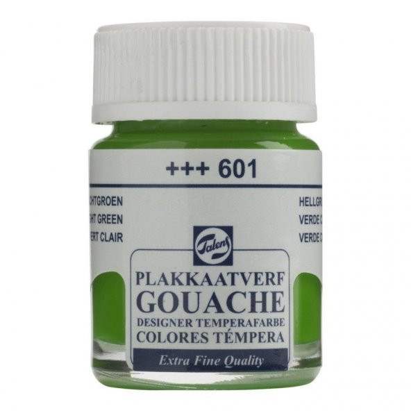 Talens Guaj Boya Cam Şişe 16ml 601 Light Green ürün görseli 1