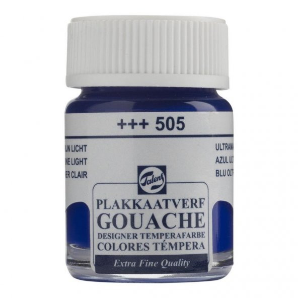Talens Guaj Boya Cam Şişe 16ml 505 Ultramarine Light ürün görseli 1
