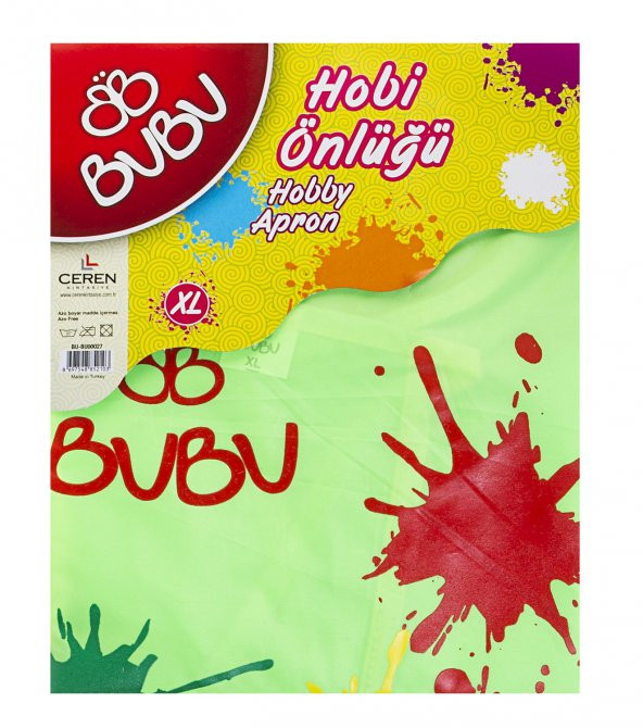 Bu-Bu Boyama Önlüğü XL BU00027 - 4