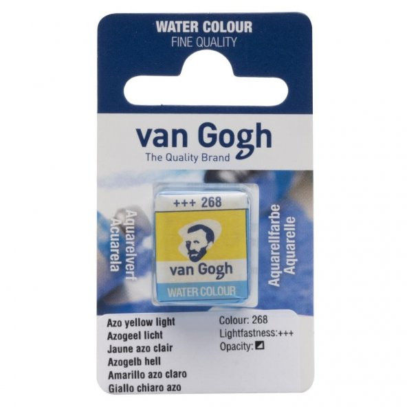Talens Van Gogh Tablet Suluboya 1/2 Azo Yellow Light 268 - 1