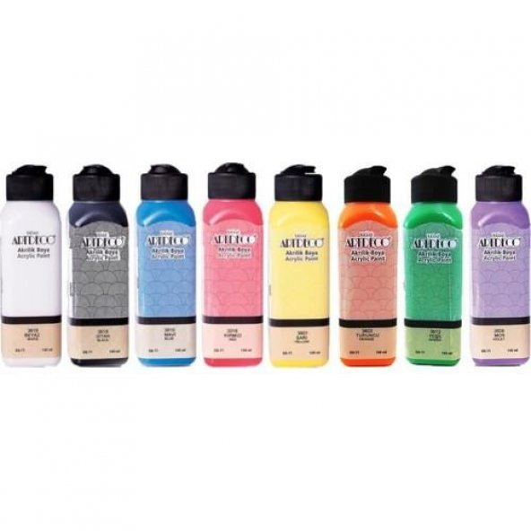 Artdeco Akrilik Boya 140 ml 8li ürün görseli 1