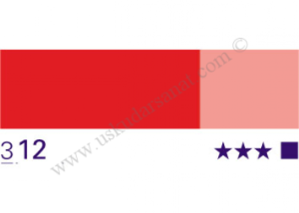 Schmincke HKS Designers Guaj Boya Tüp 20ml 312 vermillion red ürün görseli 1