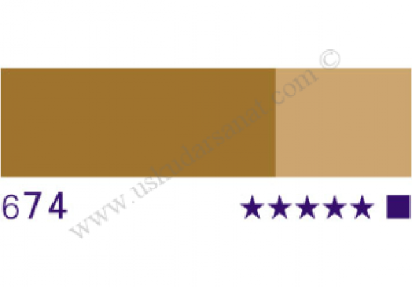 Schmincke HKS Designers Guaj Boya Tüp 20ml 674 raw umber ürün görseli 1