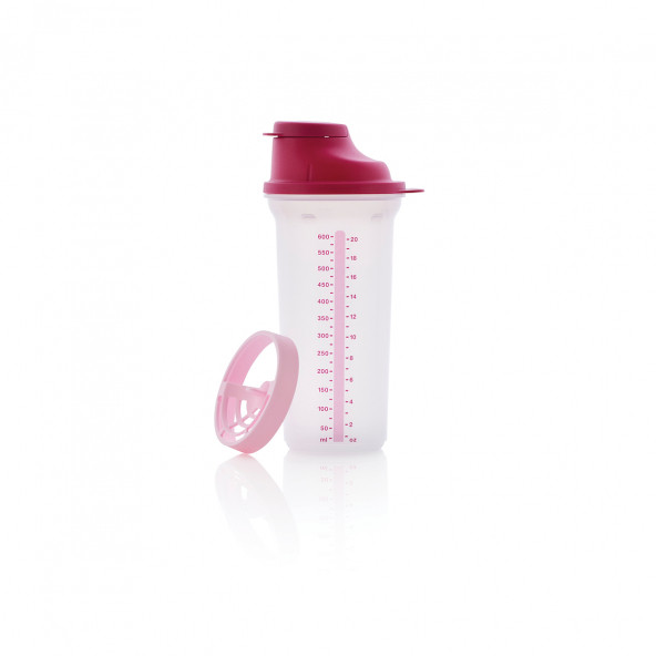 TUPPERWARE Shaker Karıştırıcı 600 ml Pembe Şek şek