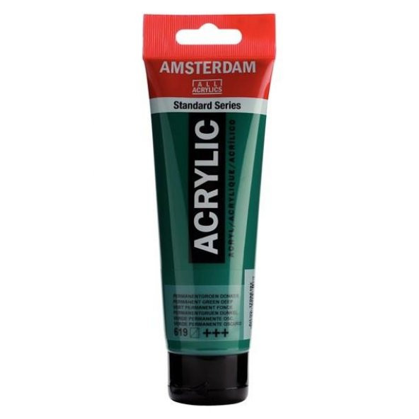 Amsterdam Akrilik Boya 120ml Tüp PERMANENT GREEN DEEP 619 ürün görseli 1