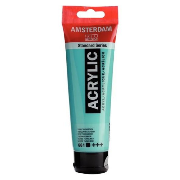 Amsterdam Akrilik Boya 120ml Tüp TURQUOISE GREEN. 661 ürün görseli 1