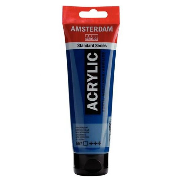 Amsterdam Akrilik Boya 120ml Tüp GREENISH BLUE 557