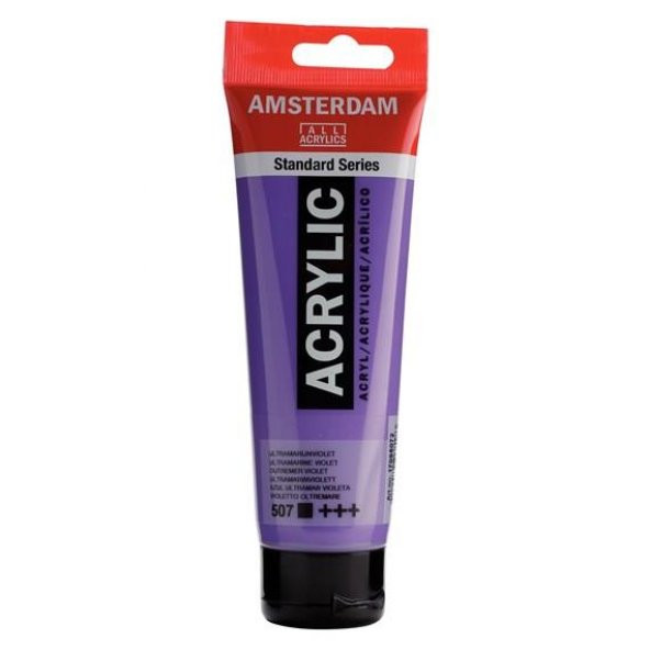 Amsterdam Akrilik Boya 120ml Tüp ULTRAMARINE VIOLET 507 ürün görseli 1