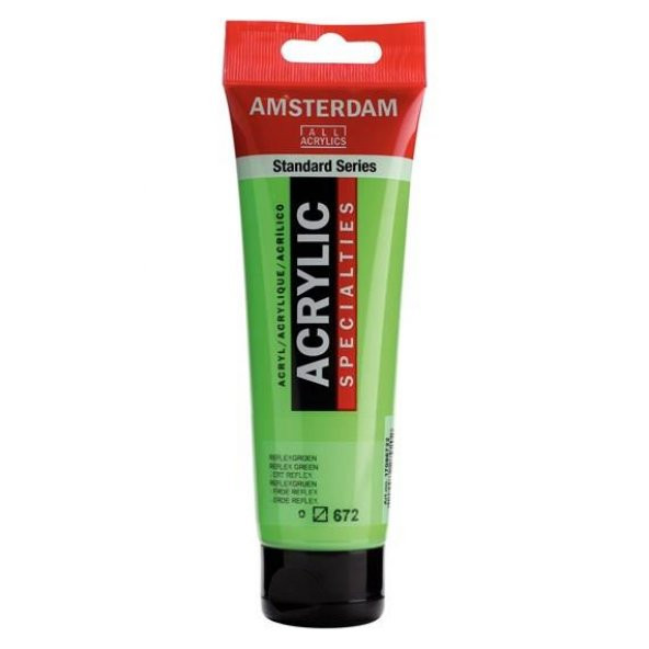 Amsterdam Akrilik Boya 120ml Tüp REFLEX GREEN 672 ürün görseli 1