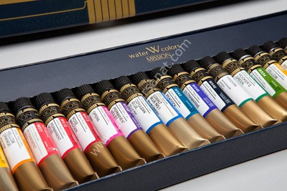 Mission Gold Suluboya Tüp  7ml 24 Renk MWC-7024 - 2