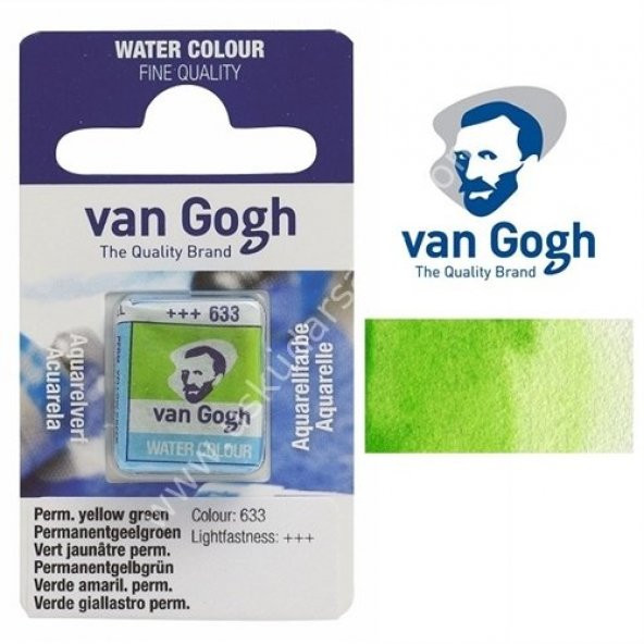 Talens Van Gogh Tablet Suluboya 1/2 Perm Yellow Green- 633 ürün görseli 1