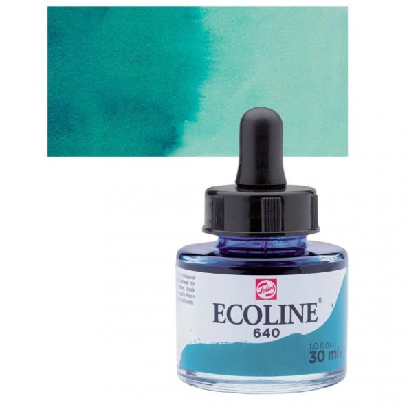 Talens Ecoline Sıvı Suluboya 30 ml. 640 Bluish Green ürün görseli 1