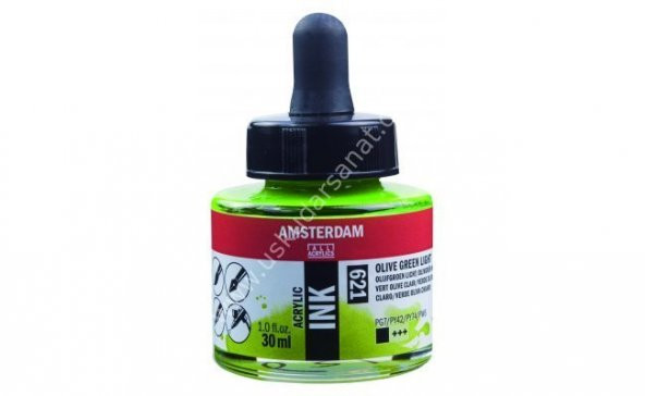 Amsterdam Sıvı Akrilik Mürekkep 30ml 621 Olive Green Light ürün görseli 1