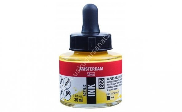 Amsterdam Sıvı Akrilik Mürekkep 30ml 223 Naples Yellow ürün görseli 1