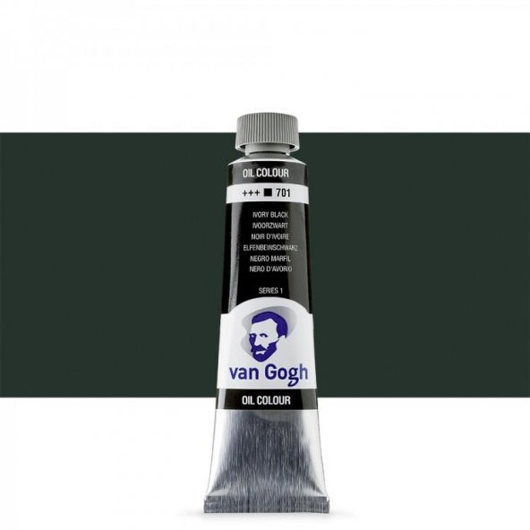 Talens Van Gogh Yağlı Boya 40ml Seri 1 701 Ivory Black ürün görseli 1