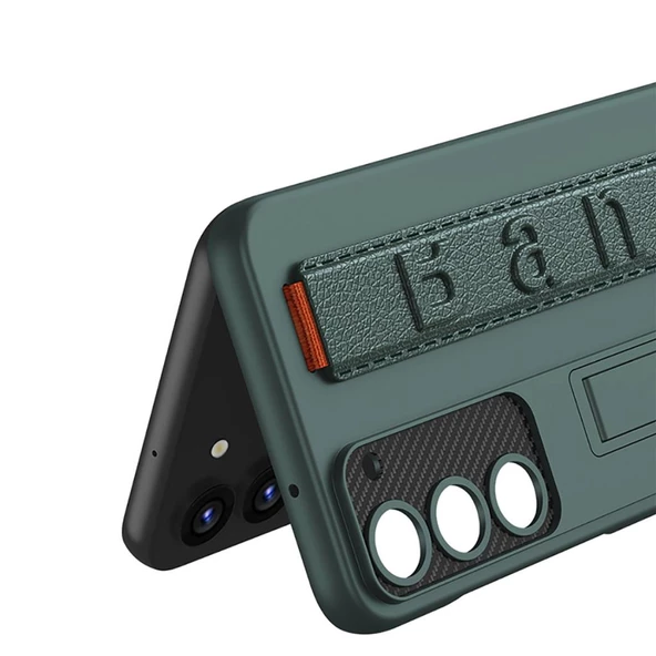 Galaxy S23 Kılıf Standlı El Tutacaklı Zore Band Kapak - 7
