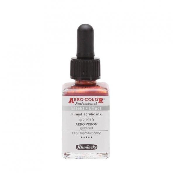 Schmincke Aerocolor Professional Akrilik 28ml şişe 910 Aero Vision Gold Red ürün görseli 1