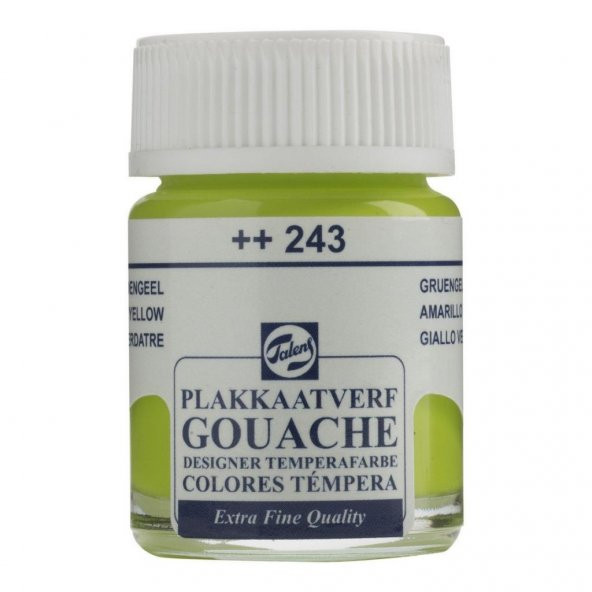 Talens Guaj Boya Cam Şişe 16ml 243 Greenish Yellow ürün görseli 1