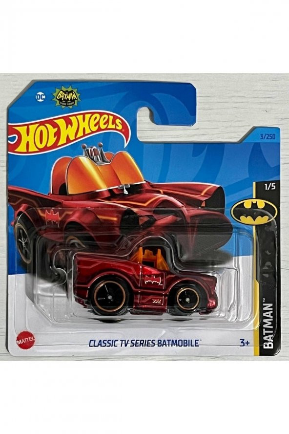 Hotwheels Super Treasure Hunt(Sth) Model Classic Tv Series Batmobile - 2023 Serisi - 1/64 Ölçek