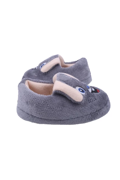 Walkenzo 2606 Tavşan Figürlü Erkek Çocuk Ev-Halı-Kreş Ayakkabısı - 6