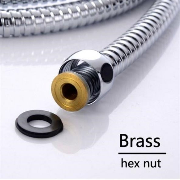 Banyo Duş Hortumu Tüm Musluk Duş Bataryalarına Uygun Duş Hortumu 1.5 Metre - 4