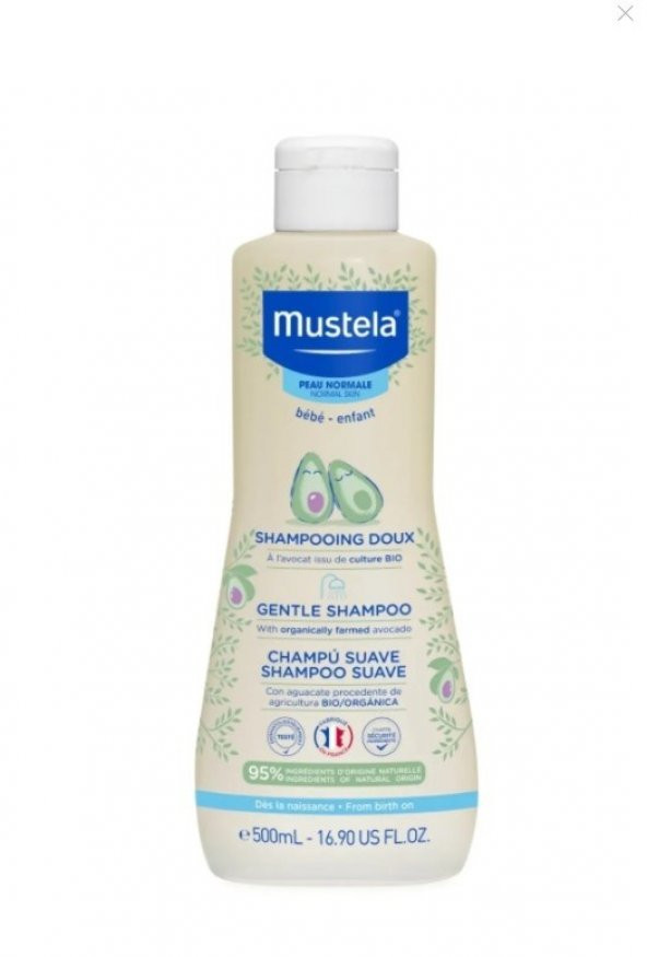 Mustela Gentle Shampoo Bebek Şampuanı 500 ml 3504105036133