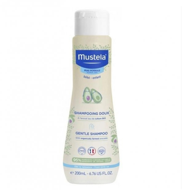 Mustela Gentle Göz Yakmayan Bebek Şampuanı 200ml 3504105036126