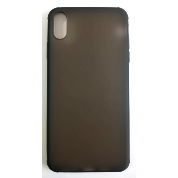 Apple iphone Xs max Yarı Şeffaf Ultra Slim Karbon Kılıf