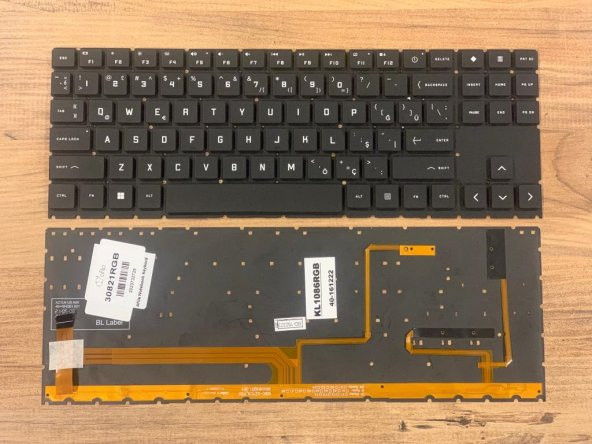 Hp Omen 15-EK1012NT 4H0J0EA Notebook Klavye Siyah TR RGB ışıklı - 2