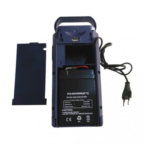 Gold Kama 18 Ledli Şarjlı Telefon Şarj Eden Işıldak YM-6045 Gold Kama - 2