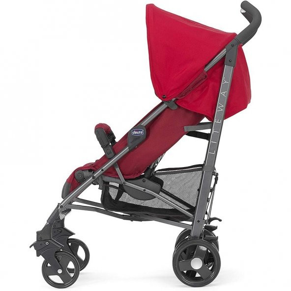 Chicco Lite Way 3 Top Baston Bebek Arabası - Kırmızı - 2