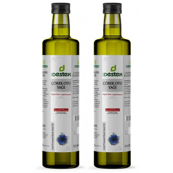 DESTEK ÇÖREKOTU YAĞI 250 ML 2ADET